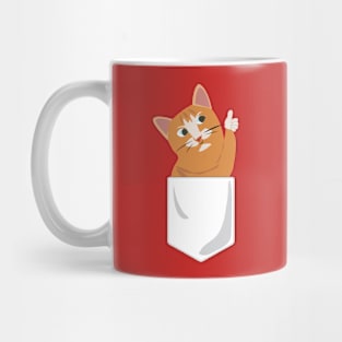 Yellow cat Mug